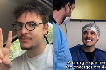 Gah Bernardes realiza cirurgia refrativa para corrigir miopia