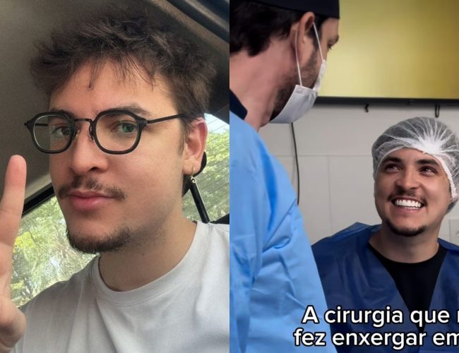 Gah Bernardes realiza cirurgia refrativa para corrigir miopia