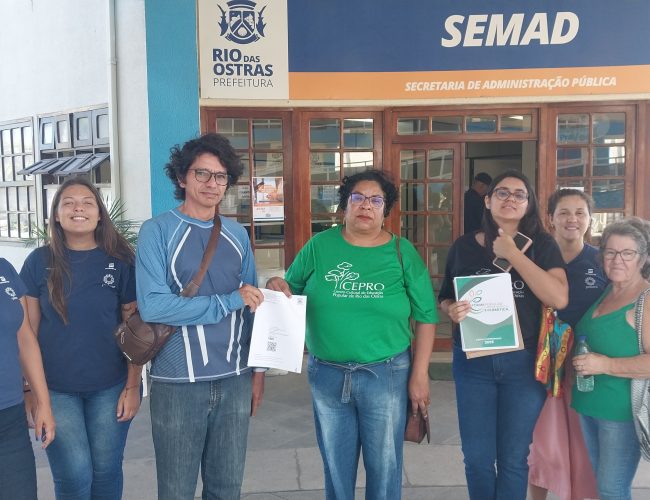 Carta compromisso de Justiça Climática e Ambiental é entregue a autoridades de Rio das Ostras