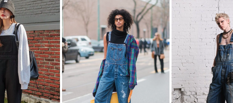 O retorno da jardineira: a peça clássica que conquista o street style com nova proposta