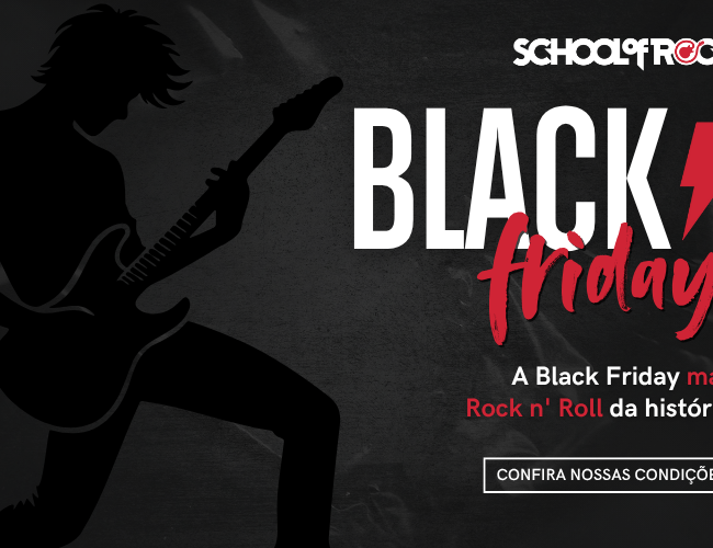 School of Rock lança Black Friday com ofertas para alunos e desconto para novos franqueados